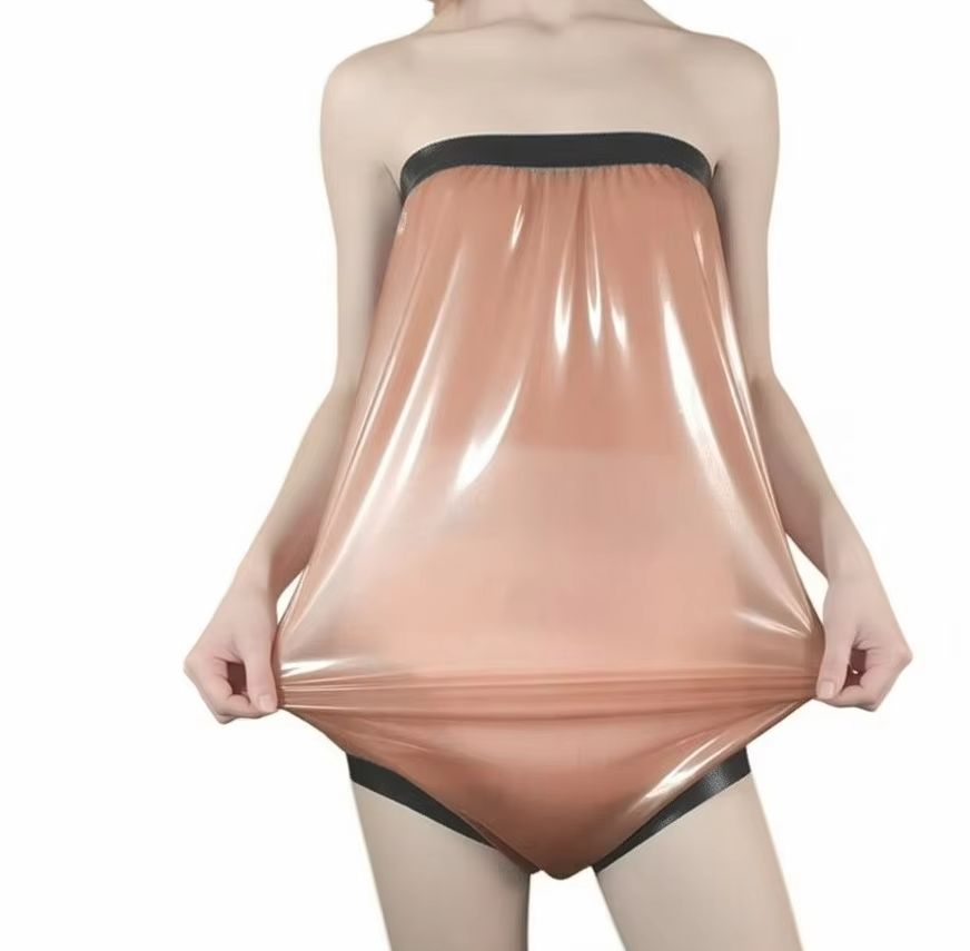 Diapering - Rubber Shorts Underwear Briefs Transparent Pink