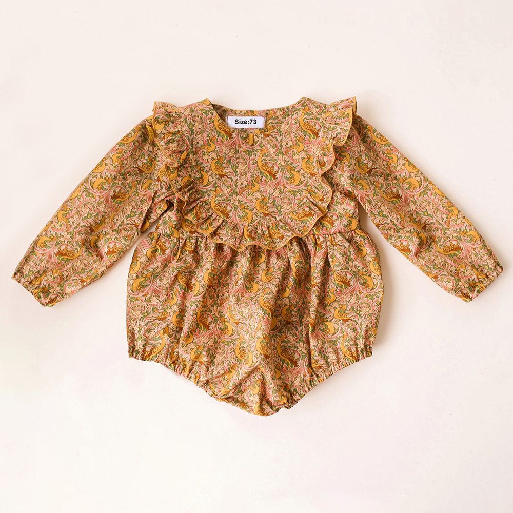 Baby Girl Clothes For 0-2Y Spr - Newborn Baby Girl Romper Floral 评论和价格