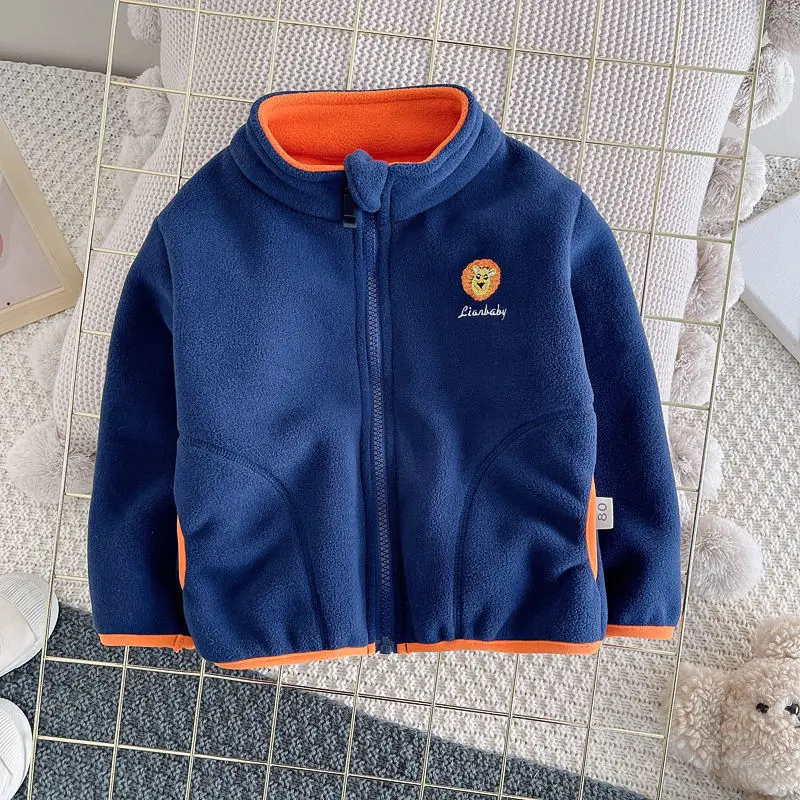 New Children Boys Girls Polar  - Toddler Boy Winter Fleece Jacket 评论和价格