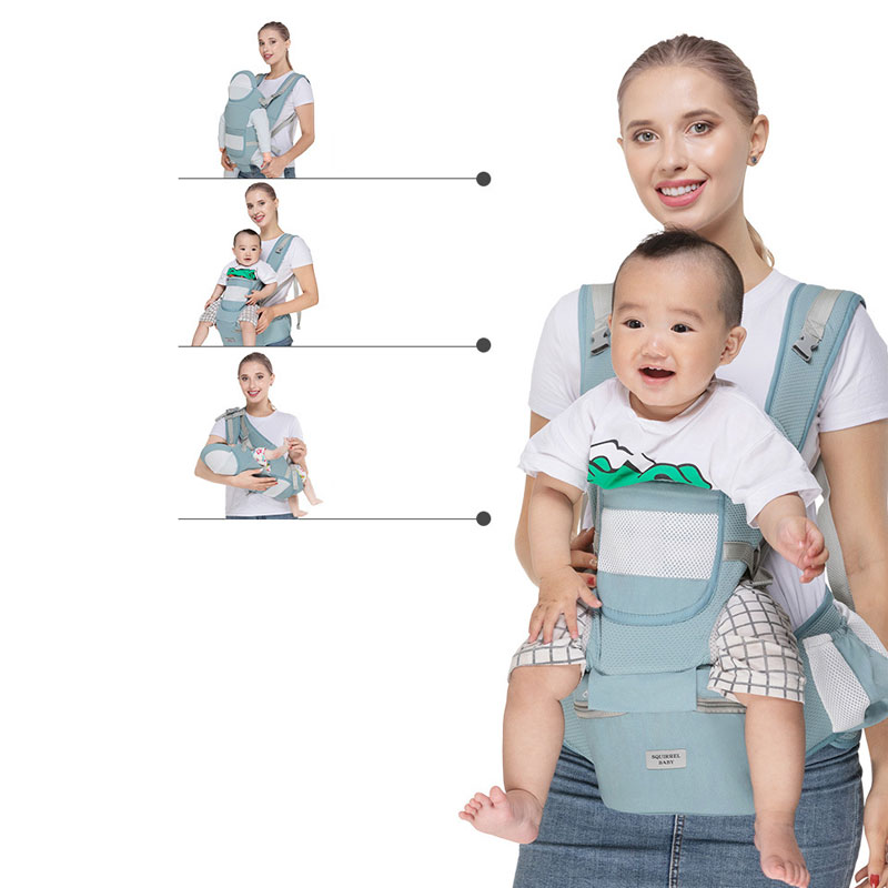Baby Carrier With Waist Stool  - Ergonomic Baby Carrier Newborn To Toddler 评论和价格