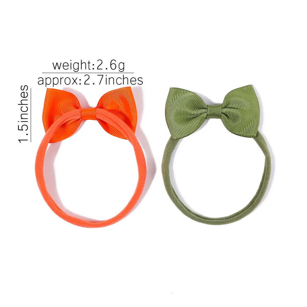 5Pcs/Set Girls Solid Color Bow - Baby Gear 评论和价格