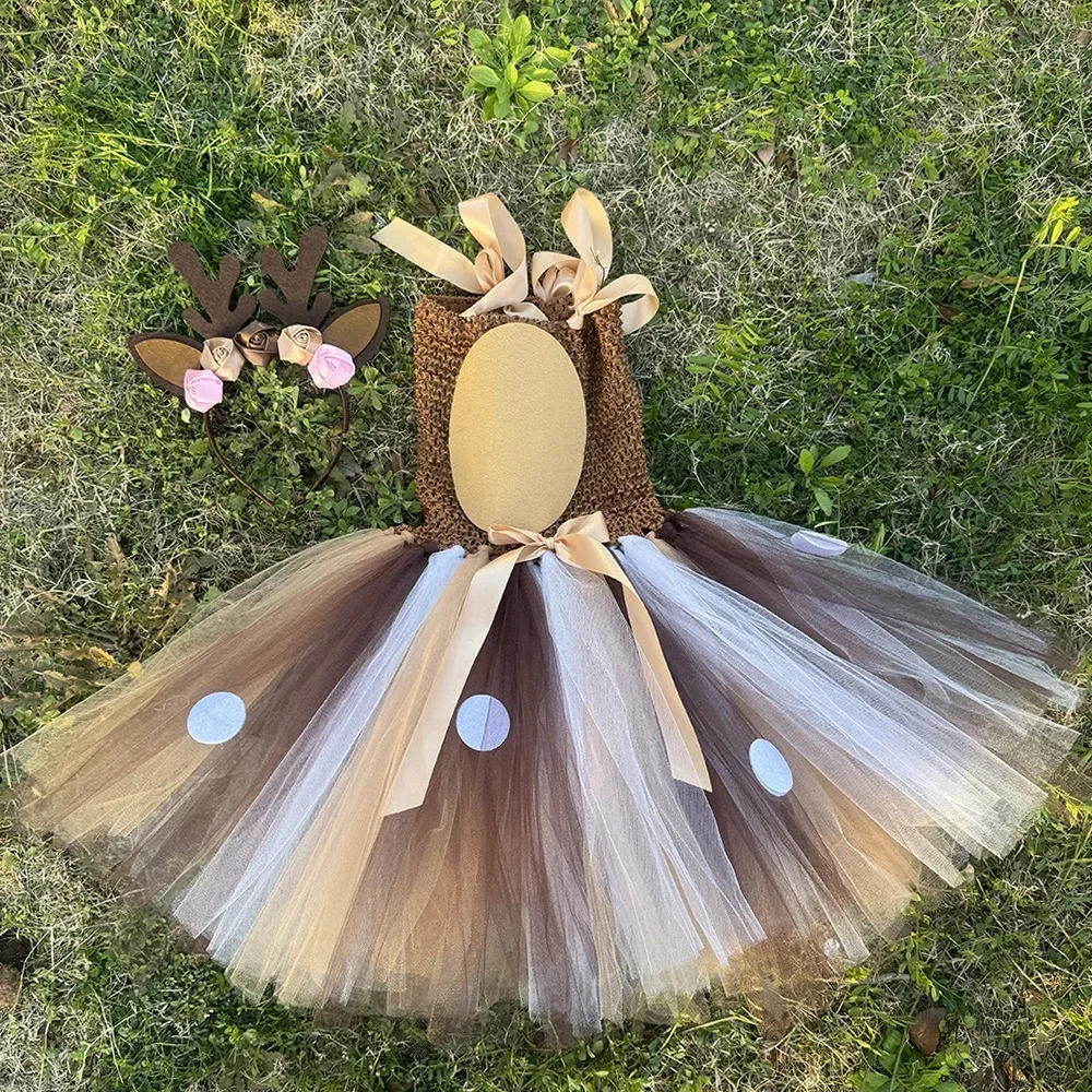 Deer Tutu Dress Girl Christmas - Baby Gear 评论和价格