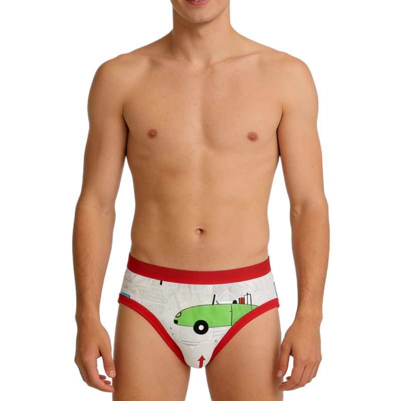 Man's Cute Cartoon Pattern Bri - Diapering 评论和价格