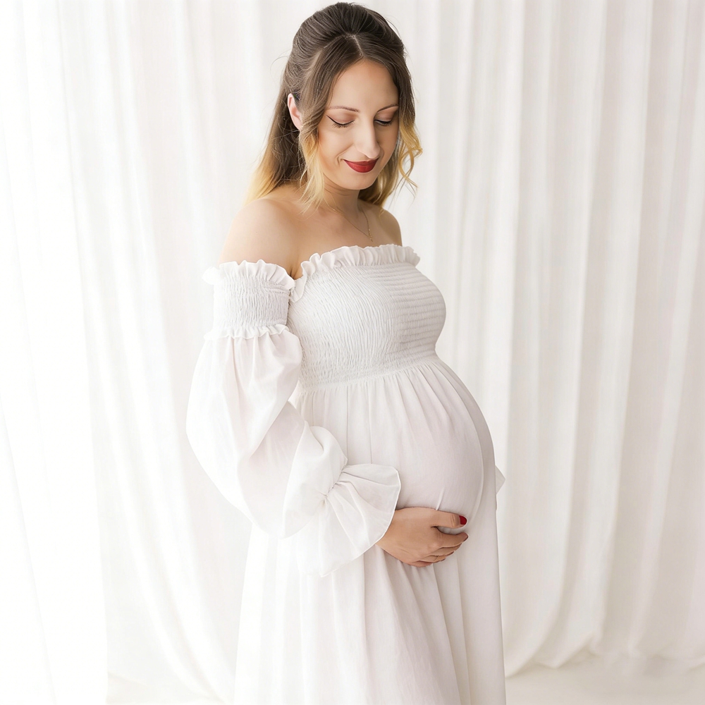 Maternity Dress Photography Wh - Maternity Wear 评论和价格