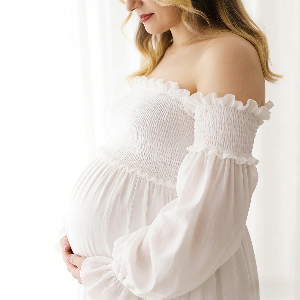 Maternity Dress Photography Wh - Maternity Wear 评论和价格