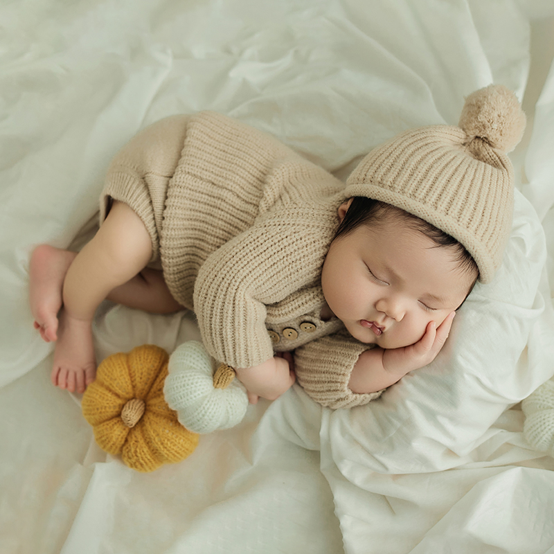 Newborn Photography Outfit Kha - Infant Photography Props Outfit 评论和价格
