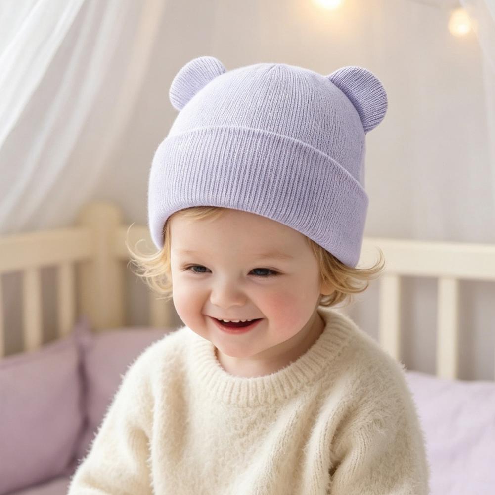Baby Winter Hat Wear Infant Ac - Infant Beanie Hat With Ears 评论和价格