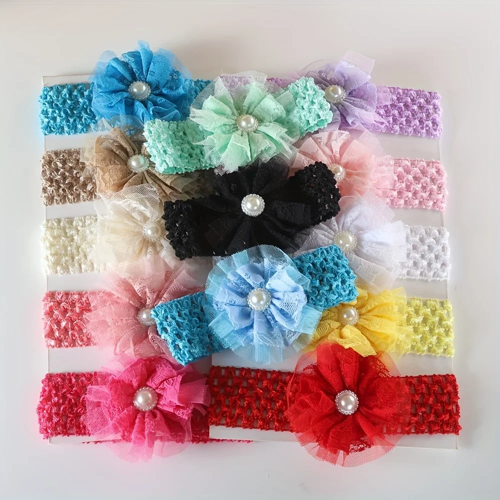 5pcs/10pcs Baby Headband Satin - Baby Gear 评论和价格