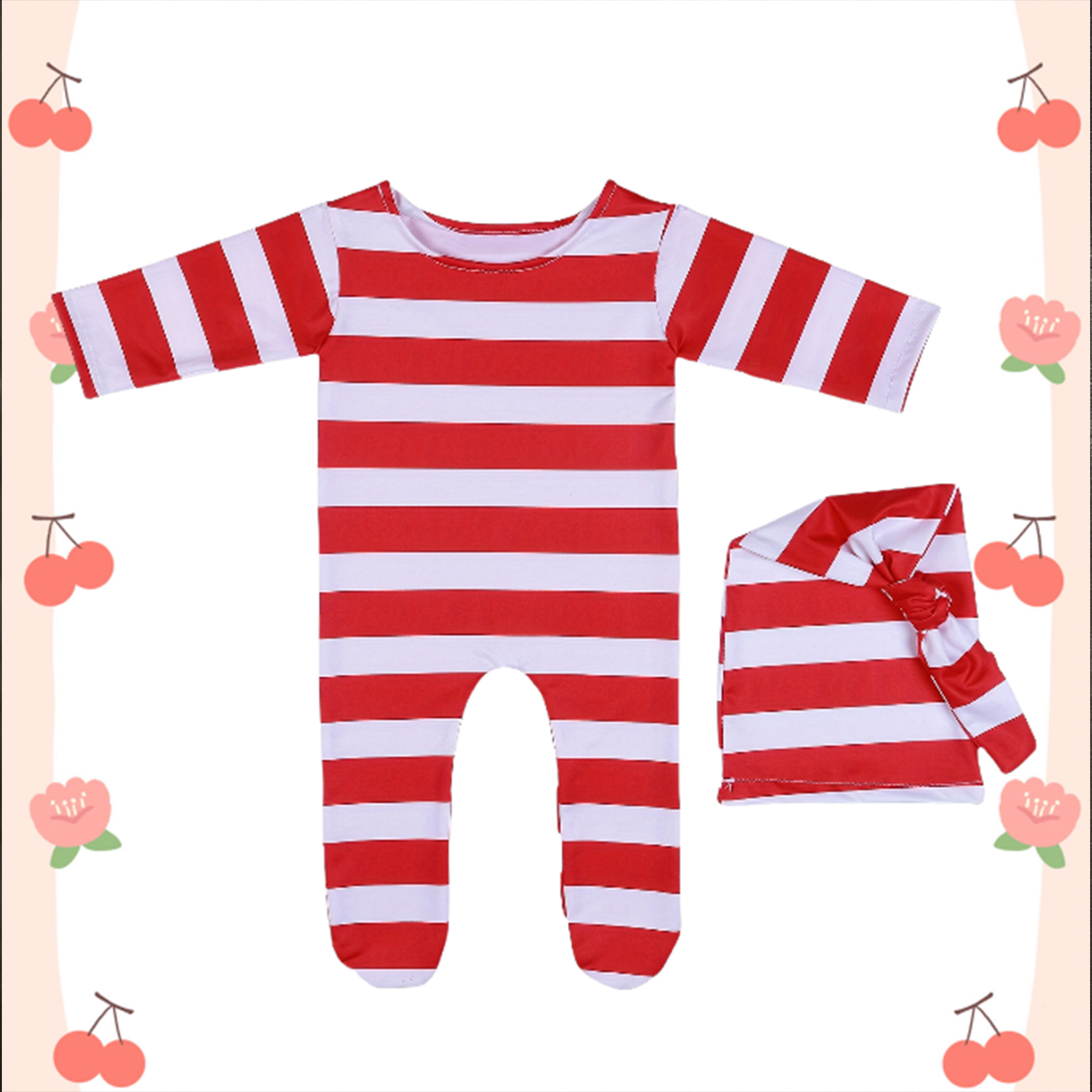 Ylsteed Newborn Red Jumpsuit w - Infant Photography Props Outfit 评论和价格