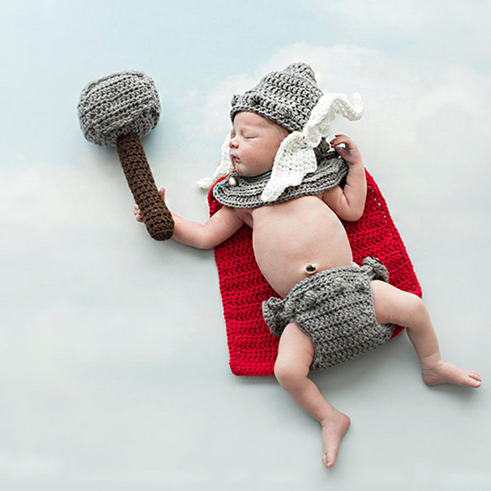 Newborn Photography Props Thor - Infant Photography Props Outfit 评论和价格